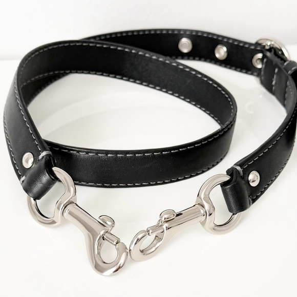 Vintage Coach Black Leather Strap - Picture 2 of 4